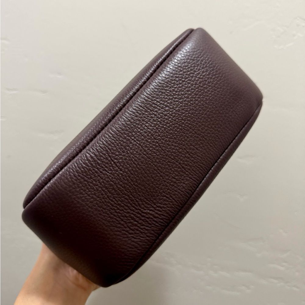 Pebble Cowhide Handmade Unique Rivet Frame Push Lock Handbag, Multi Use Style - Picture 14 of 16